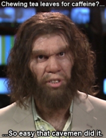 cavemen caffeine
