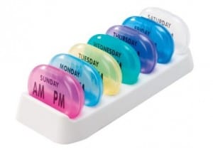Portable Pill Organizer Cases