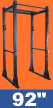 X-3 Short Flat Foot Power Rack - 92-Inch Height X-3 Short Flat Foot Power Rack - 92-Inch Height