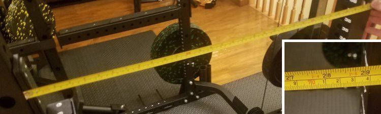 Force USA MyRack Power Rack - Internal Depth Measurement