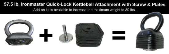 Ironmaster Quick-Lock Kettlebell