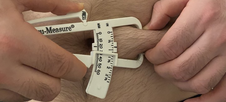 Caliper Test Site to Estimate Body Fat Percentage