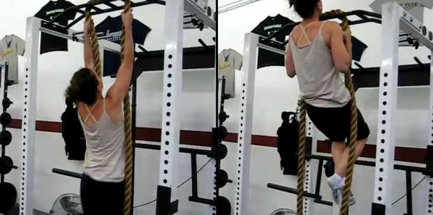 rope pull ups