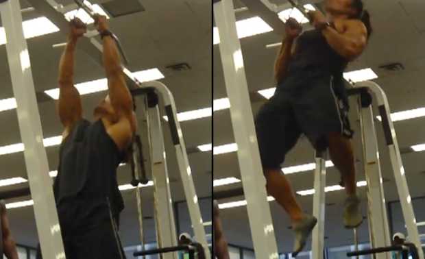 v-bar pull ups