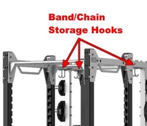 storage hooks for bands, chains, belts and other accessories