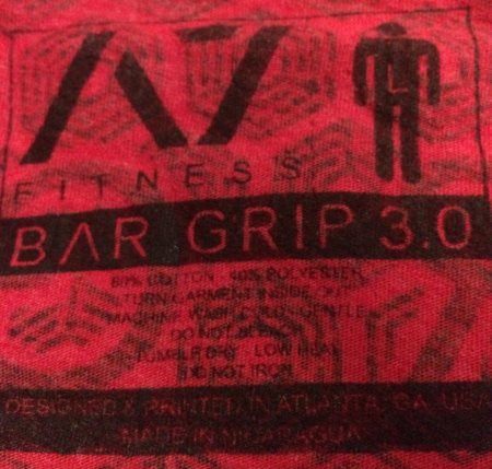 A7 Fitness Bar Grip Shirt Tag