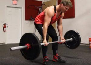 Reverse Grip Yates Row Bottom of Rep