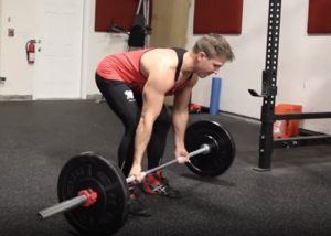 Reverse Grip Yates Row Setup