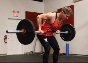 Reverse Grip Yates Row Top of Rep