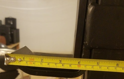 Depth Measurement of Front Portion of X-3 J-hook