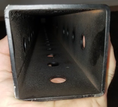 X-3 Uprights - 3 x 3 Inch Tube Size - A Look Inside