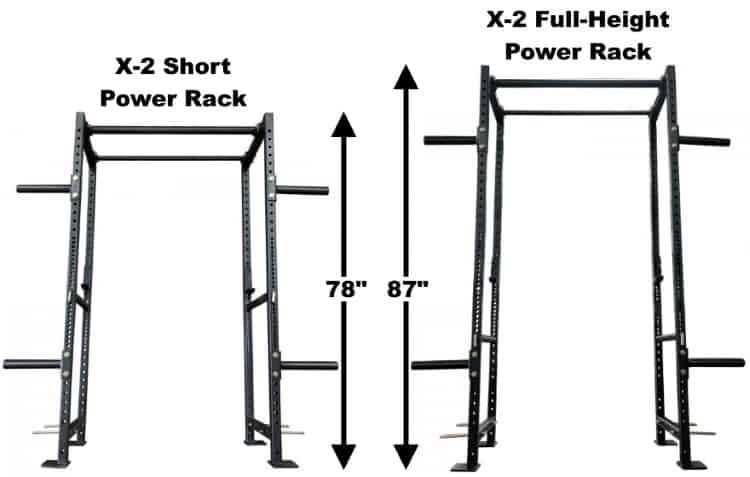 Titan X-2 Power Racks - Short and Tall Power Racks