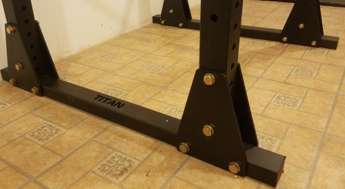 Titan X-3 Flat Foot Power Rack Base - No Need to Bolt to Floor