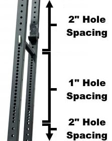 Titan X-3 Westside Hole Spacing