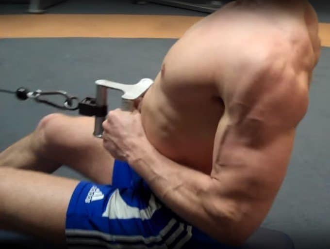 Seated Cable Row - Midpoint - Side