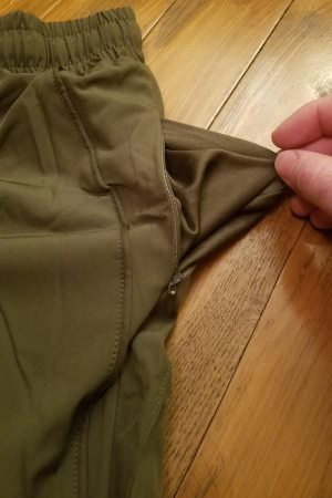 YoungLA Lifting Shorts - Pocket Turned Inside Out