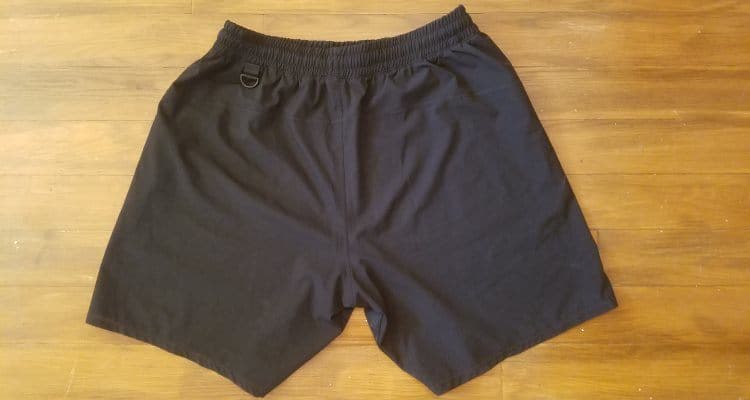 A7 Center-stretch Squat Shorts - Rear View