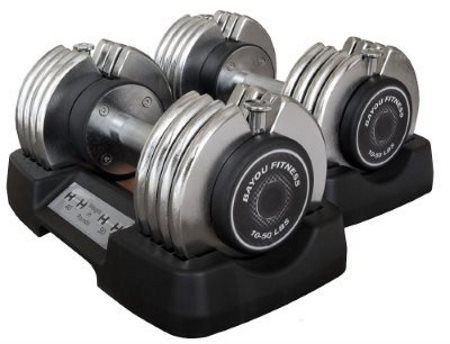 Bayou Fitness Adjustable Dumbbell Set