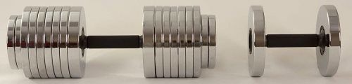Rocketlok Adjustable Dumbbell Set - Comparison of Lengths at Different Weights