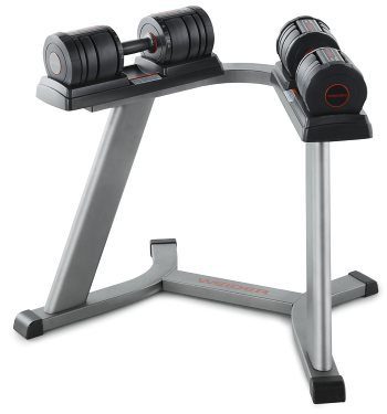 Weider SpeedWeight 100 Adjustable Dumbbell Set with Stand