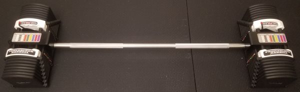 PowerBlock Straight Bar - with Pro EXP Weights Added