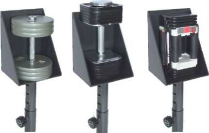 Ironmaster Dumbbell Spotting Stand Can Hold Any Dumbbell That Can Stand Vertically