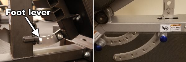 Ironmaster Super Bench Pro Adjustment Mechanism - Foot Lever vs Pop-Pin