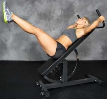 Knee and Leg Raises on Ironmaster Super Bench Pro with the Dip Bar Attachment