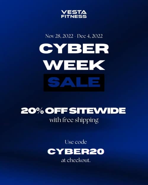 Vesta Fitness Cyber Week Sale 2022