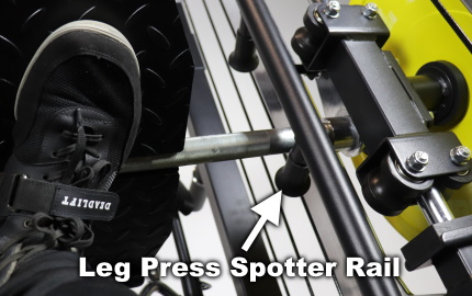 Force USA G3 Vertical Leg Press Spotter Rails