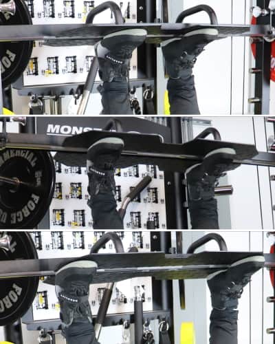 Force USA G9 Leg Press Stance Widths - Narrow Medium and Wide