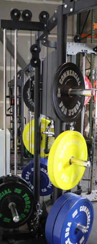 Force USA G9 Weight Plate Storage Area