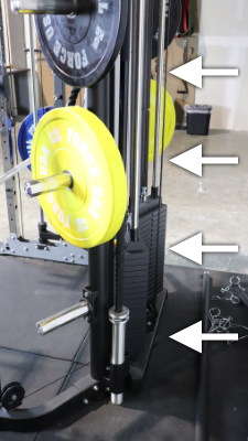Force USA All-In-One Gym Can Be Positioned Flush Against a Wall