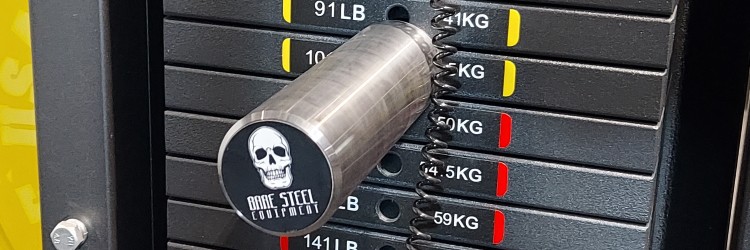 Bare Steel Equipment Stacked Weight Pin with No Added Weight