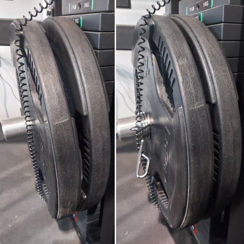 Prevent Plates from Sliding on the GymPin with a Barbell Collar