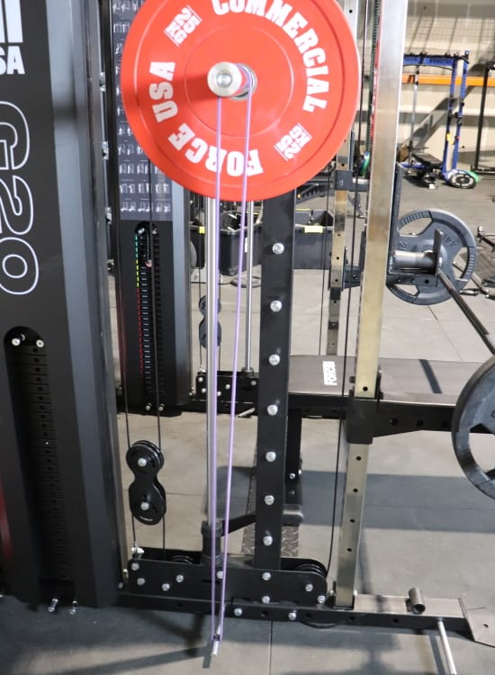 Force USA G20 - Band Peg on Smith Machine