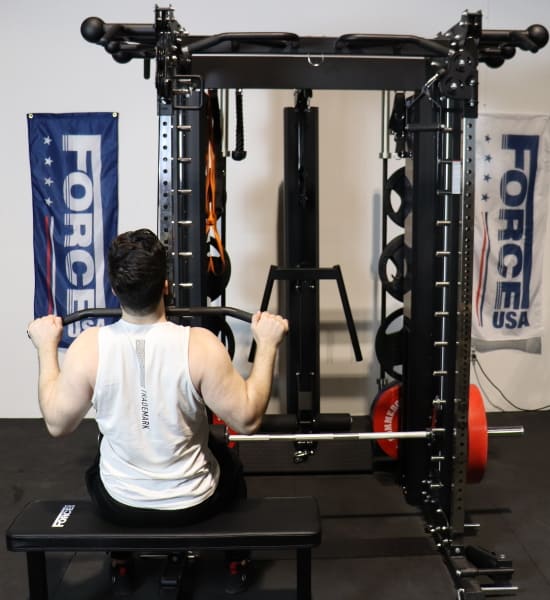 Force USA G20 Lat Pulldown Station on the Functional Trainer