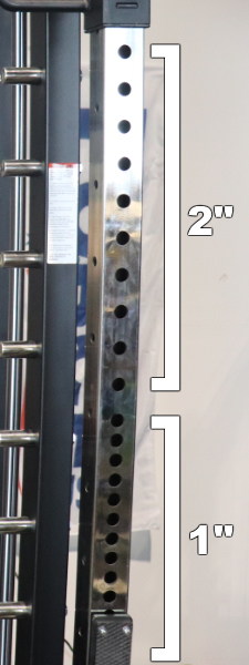 Force USA G20 Power Rack - Westside Hole Spacing