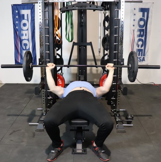 Overhead press improves your barbell bench press strength