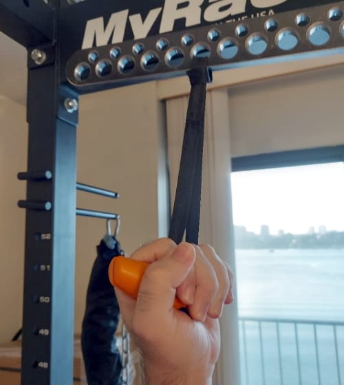 Gym Pin D-Handle Bar with Flexible Angles 90 D-Handles