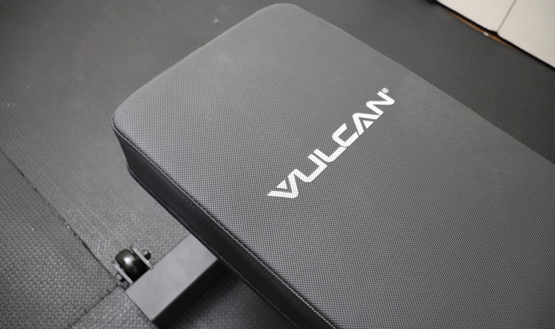 Vulcan Prime 3x3 Flat Competition Bench - Vulcan Logo on the Top of the Bench Pad