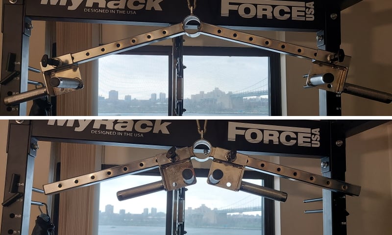 Adjustable Width on the Ironmaster Ultimate Row Handle Review