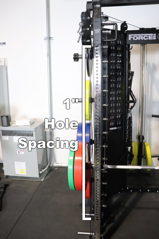 Force USA G10 Power Rack Uprights with 1 Inch Hole Spacing