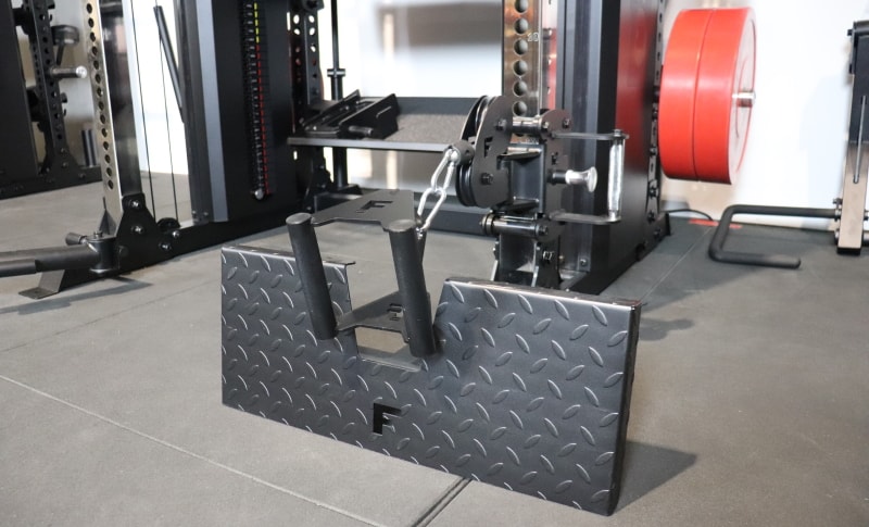 Force USA X15 Low Row Footplate with Cut-Out for Cable Attachments