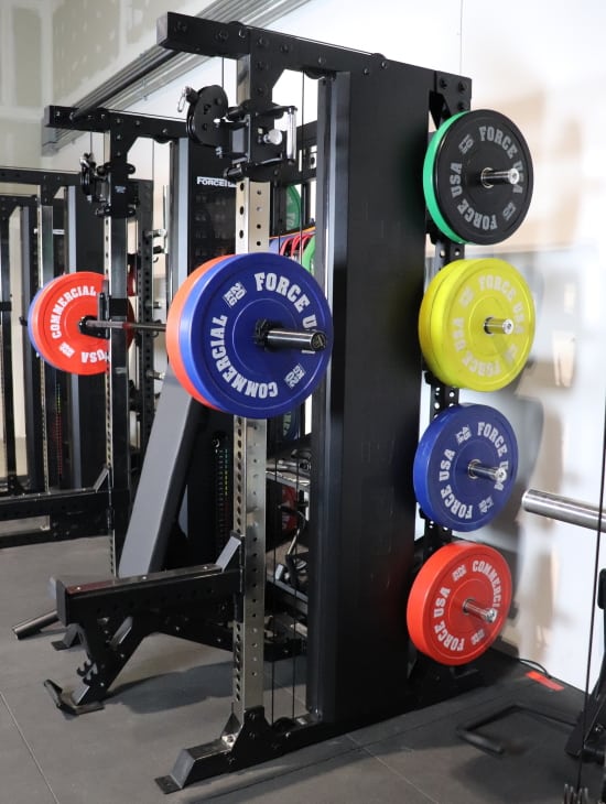 Force USA X15 Pro Multi-Trainer - Weight Plate Storage Area