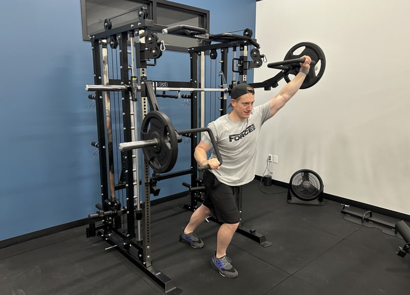 Force USA G3 Jammer Arms - Unilateral Shoulder Press