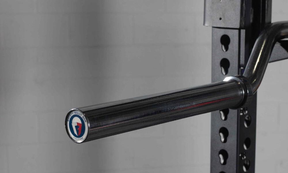 Titan Safety Squat Bar V2 - Sleeve Finish