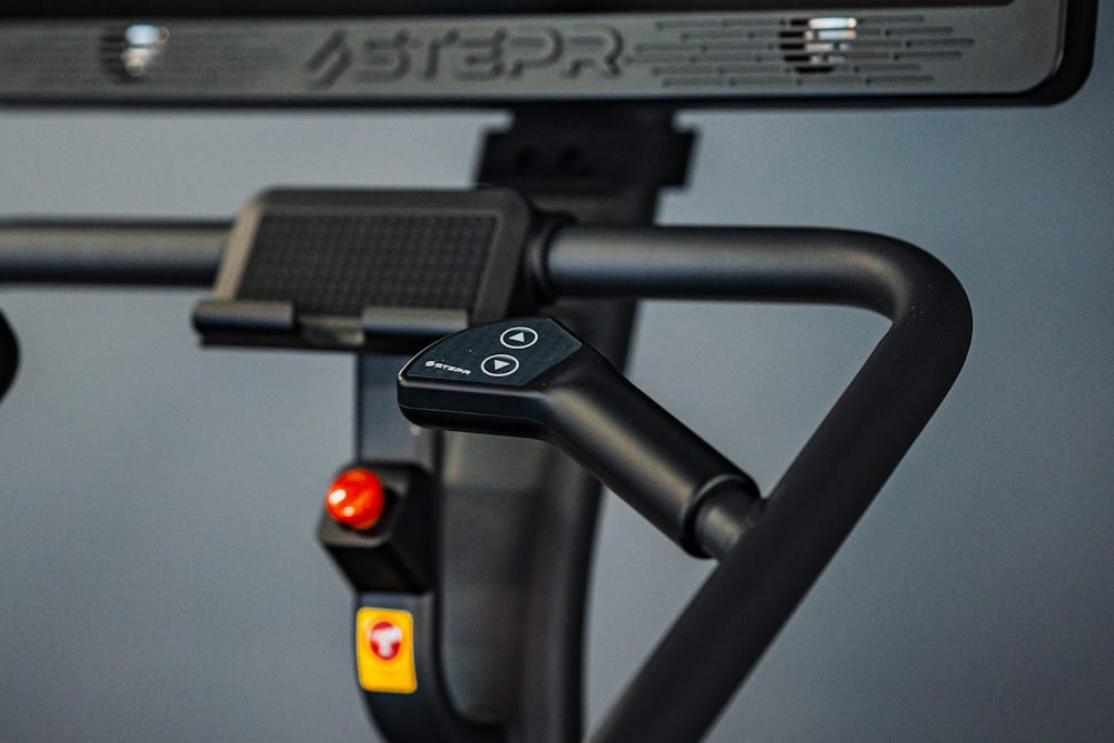 STEPR Stair Climber - Handle Controls for Increasing and Decreasing Speed