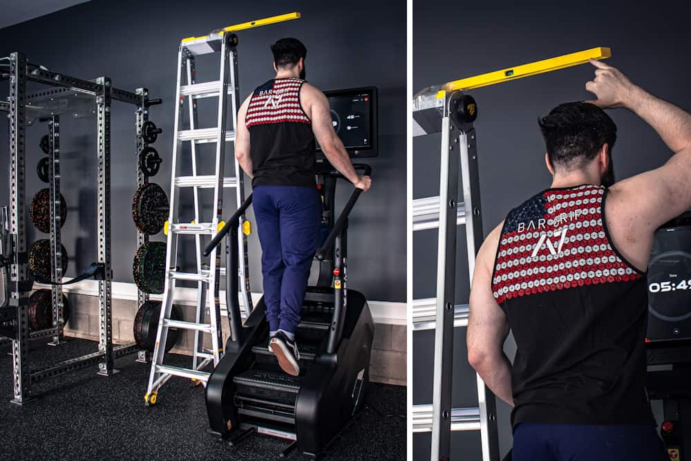 STEPR Stair Climber - Maximum Height to Use the STEPR in 8-foot Ceilings