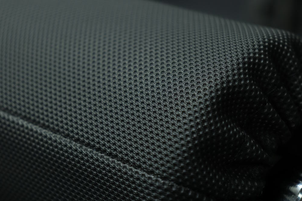 A Closeup of the Grippy Vinyl Pattern on the REP Leg Roller Attachment